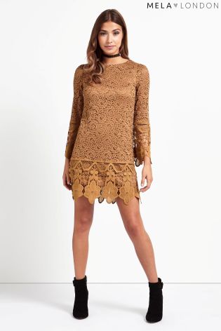 Mela Loves London Lace Detail Dress